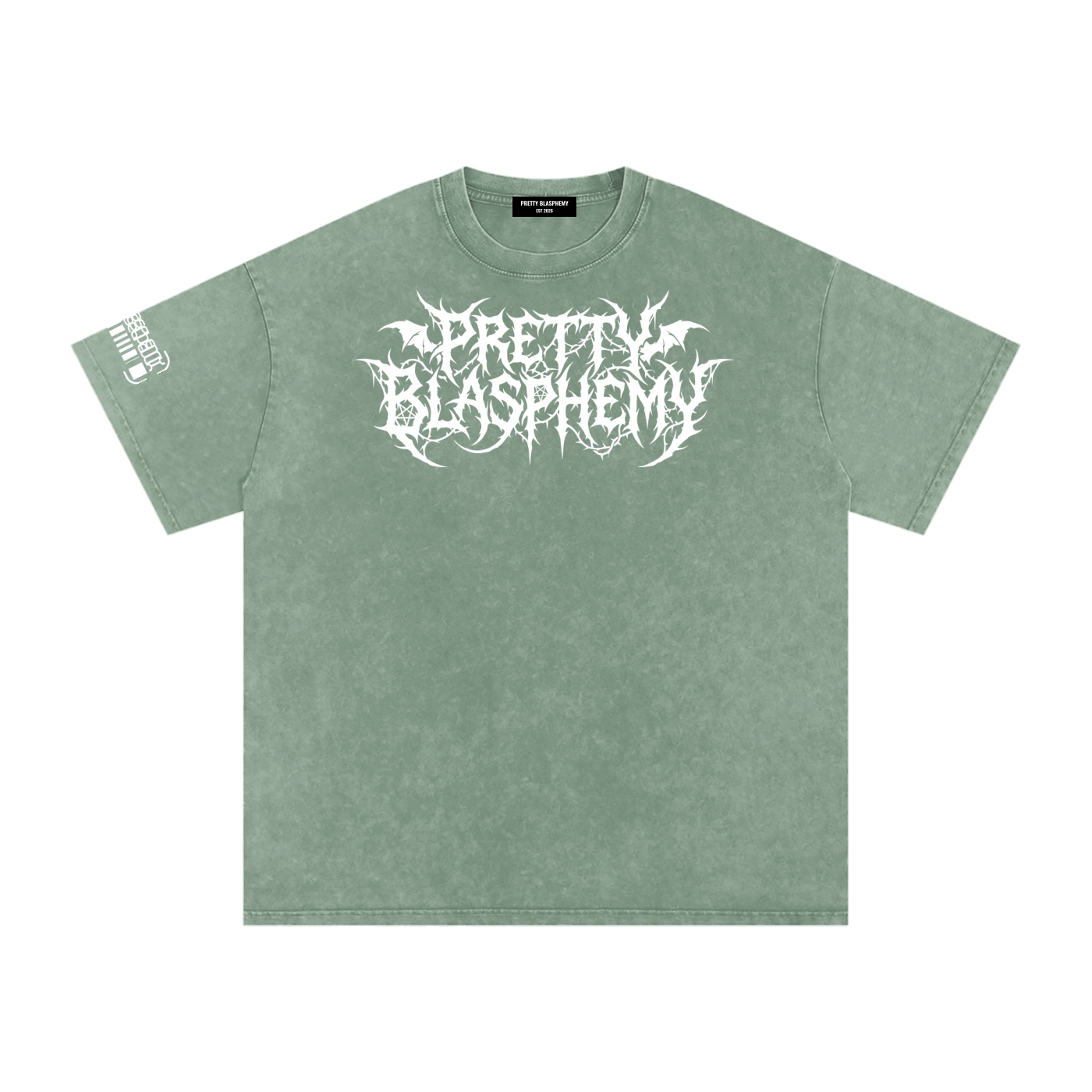 prettyblasphemy,shirt,tee,teeshirt,logo