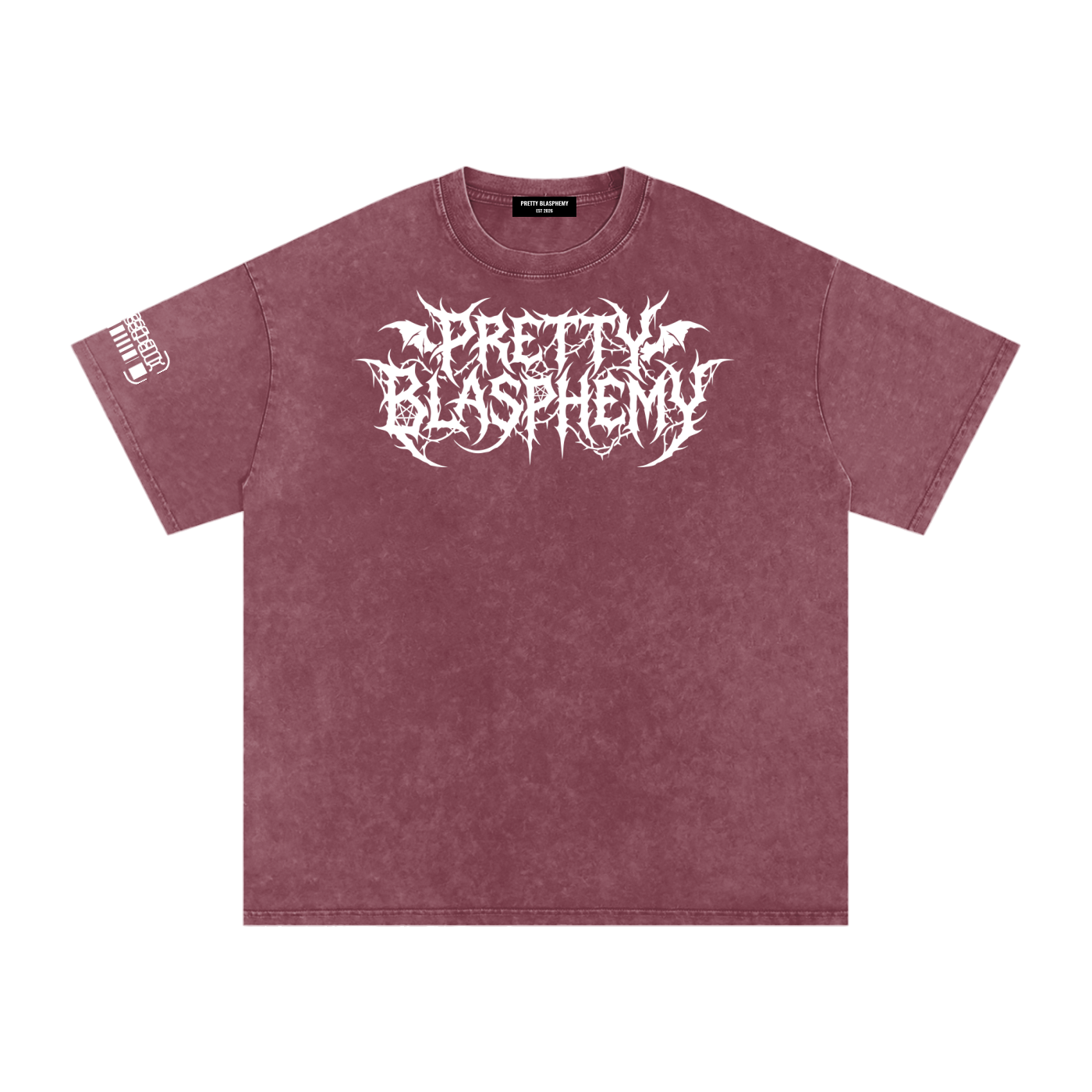 prettyblasphemy,shirt,tee,teeshirt,logo