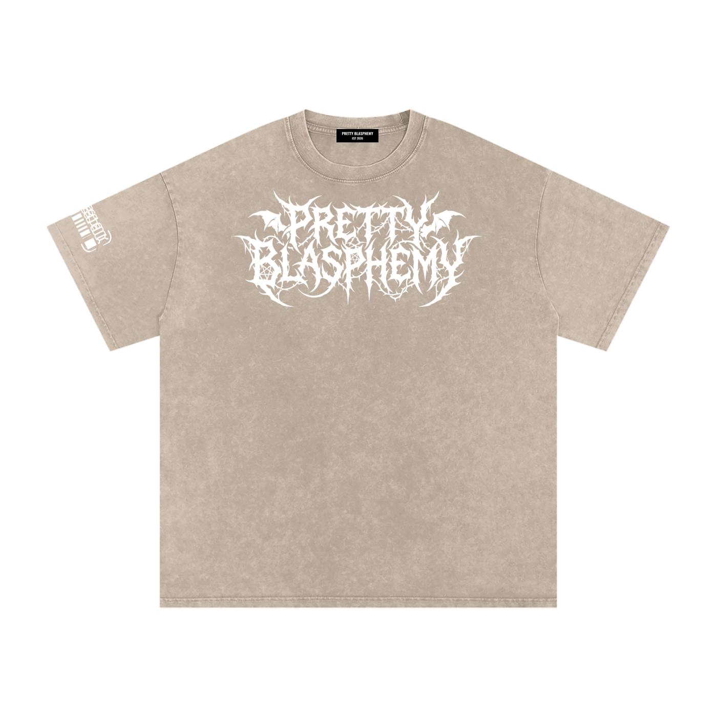 prettyblasphemy,shirt,tee,teeshirt,logo
