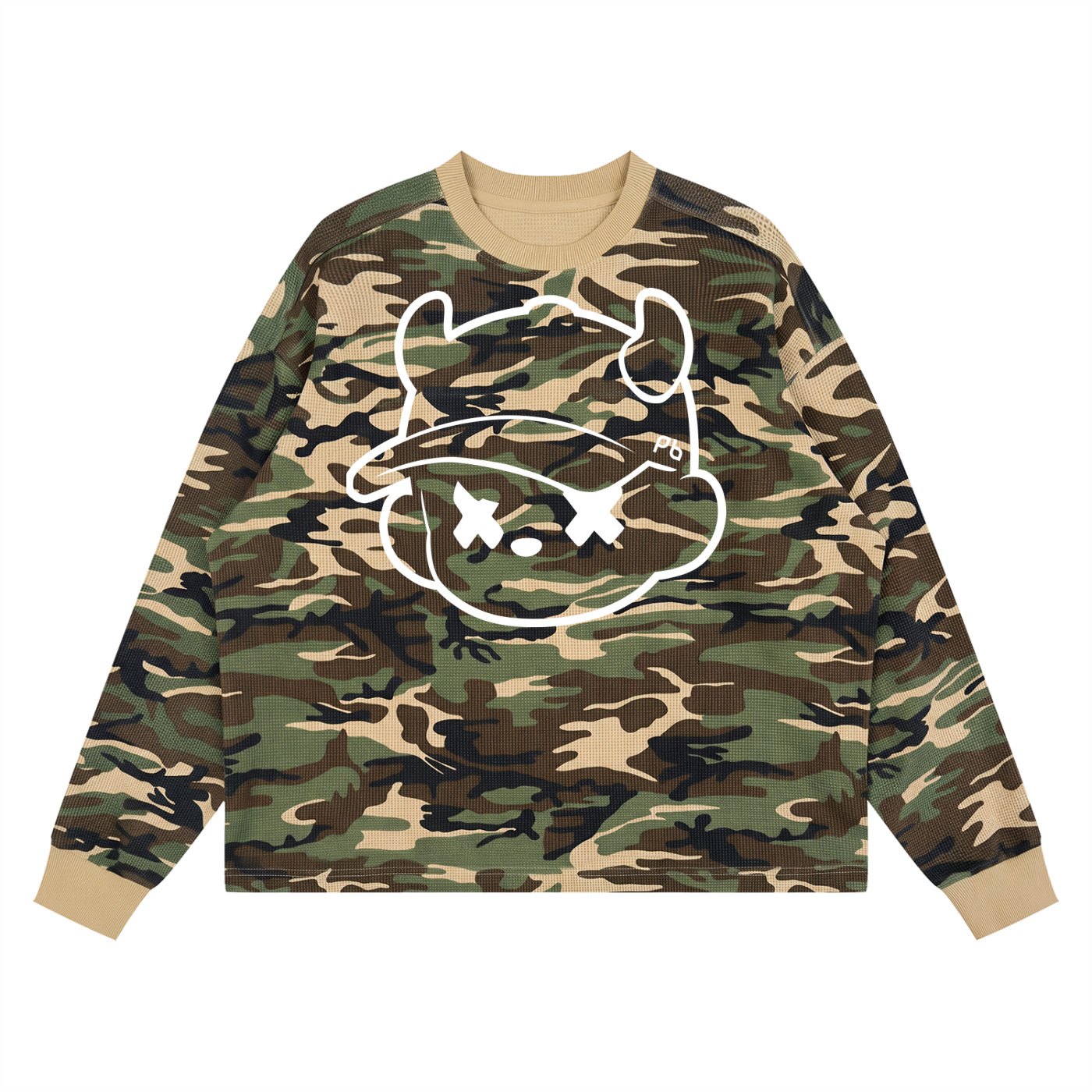 prettyblasphemy,knux,streetwear,hypebeast,fashion,camo,longsleeve,sweater,sweatshirt,shirt