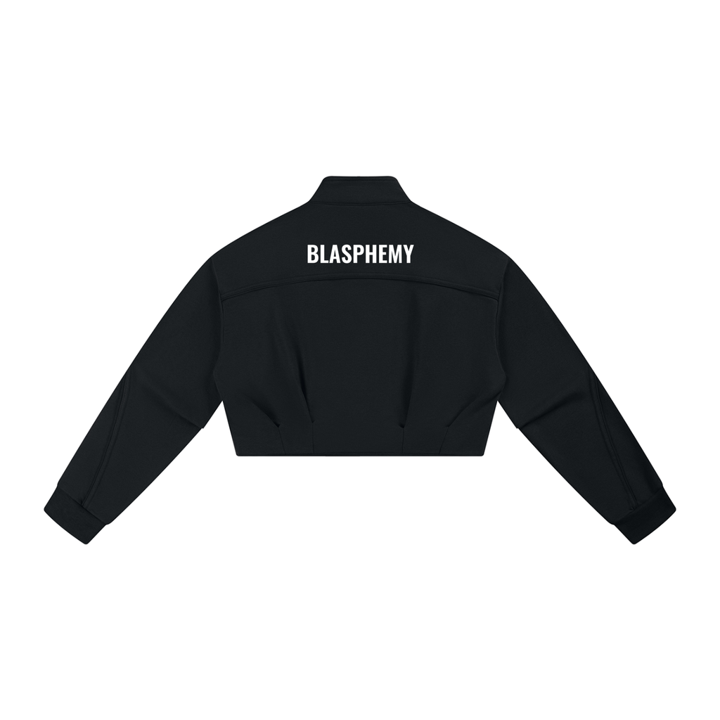 prettyblasphemy,blasphemy,pentagram,occult,streetwear,fashion,coat,cropped