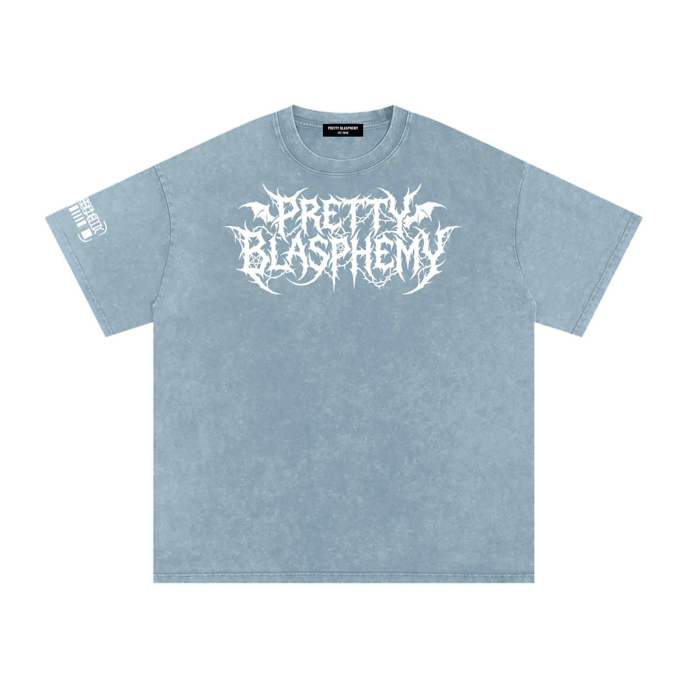 prettyblasphemy,shirt,tee,teeshirt,logo