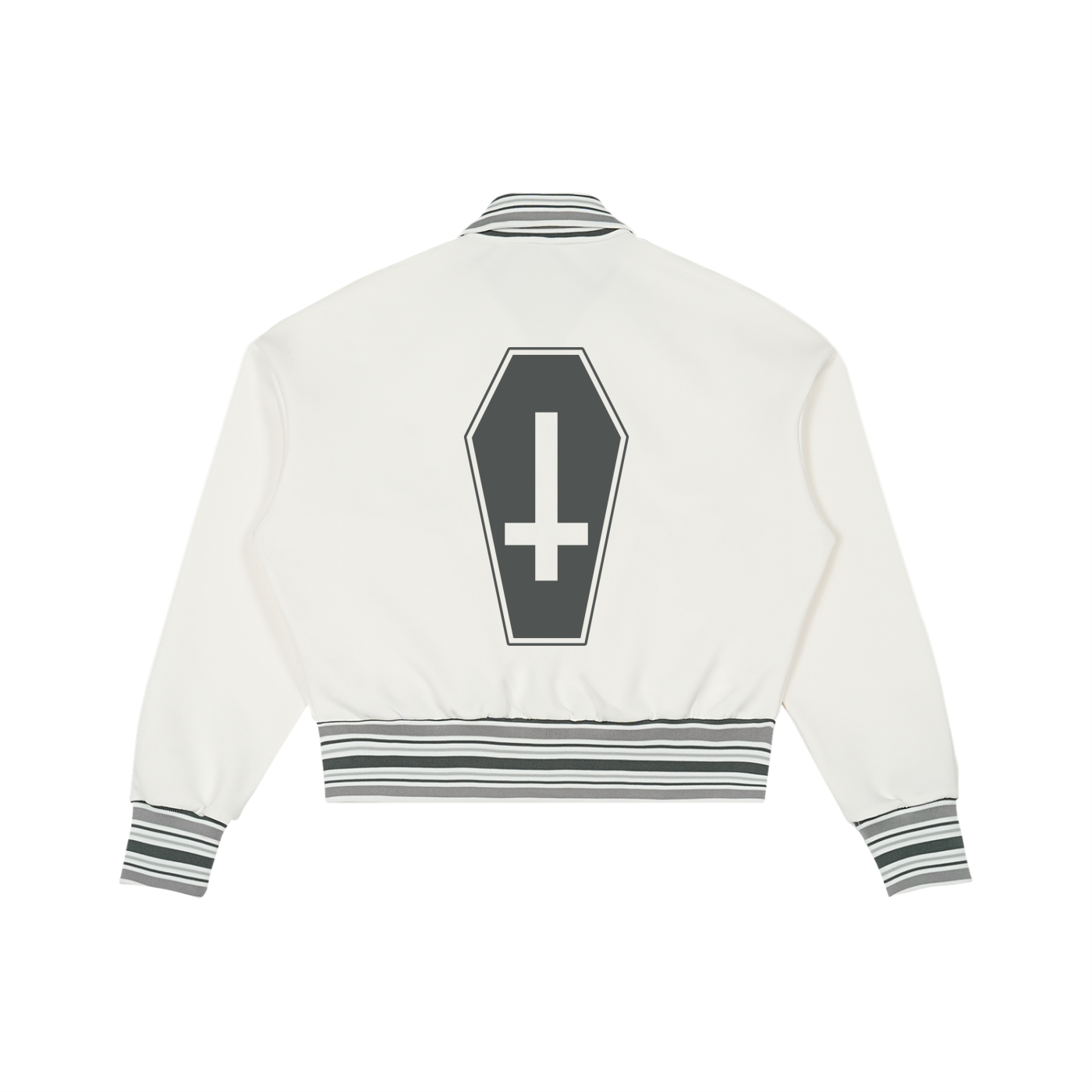 prettyblasphemy,streetwear,fashion,hypebeast,polo,preppy,varsity,jacket,sweater,sweatshirt,outerwear,invertedcross,cross,religion,religious,logo,christian,christianity