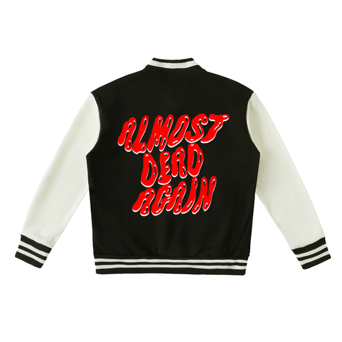 prettyblasphemy,almostdeadagain,jacket,varsity,coat,sweater,sweatshirt,outerwear,streetwear,hypebeast,fashion