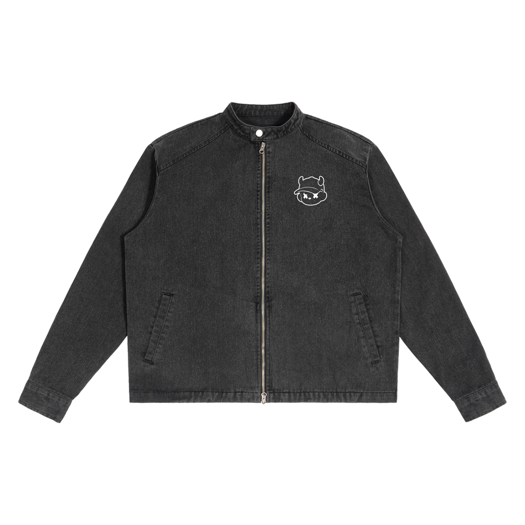 prettyblasphemy,knux,streetwear,jacket,coat,washed,denim,vintage