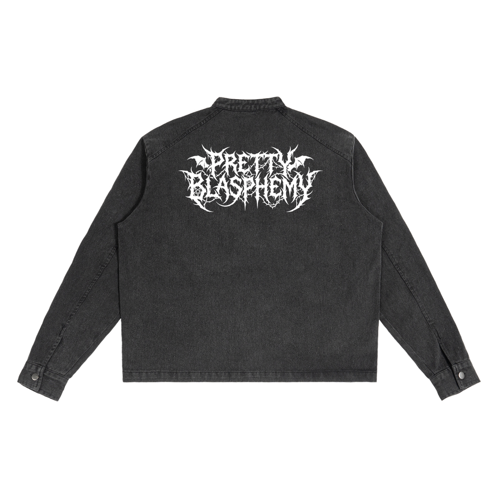 prettyblasphemy,knux,streetwear,jacket,coat,washed,denim,vintage