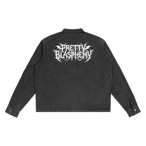 prettyblasphemy,knux,streetwear,jacket,coat,washed,denim,vintage