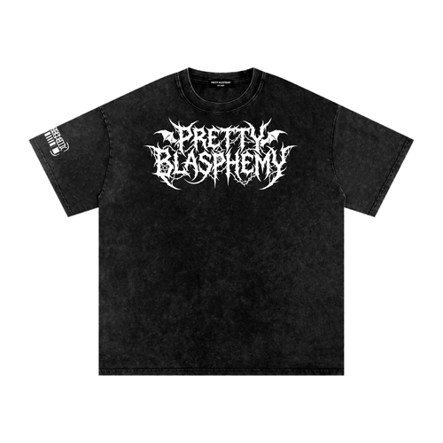 prettyblasphemy,shirt,tee,teeshirt,logo