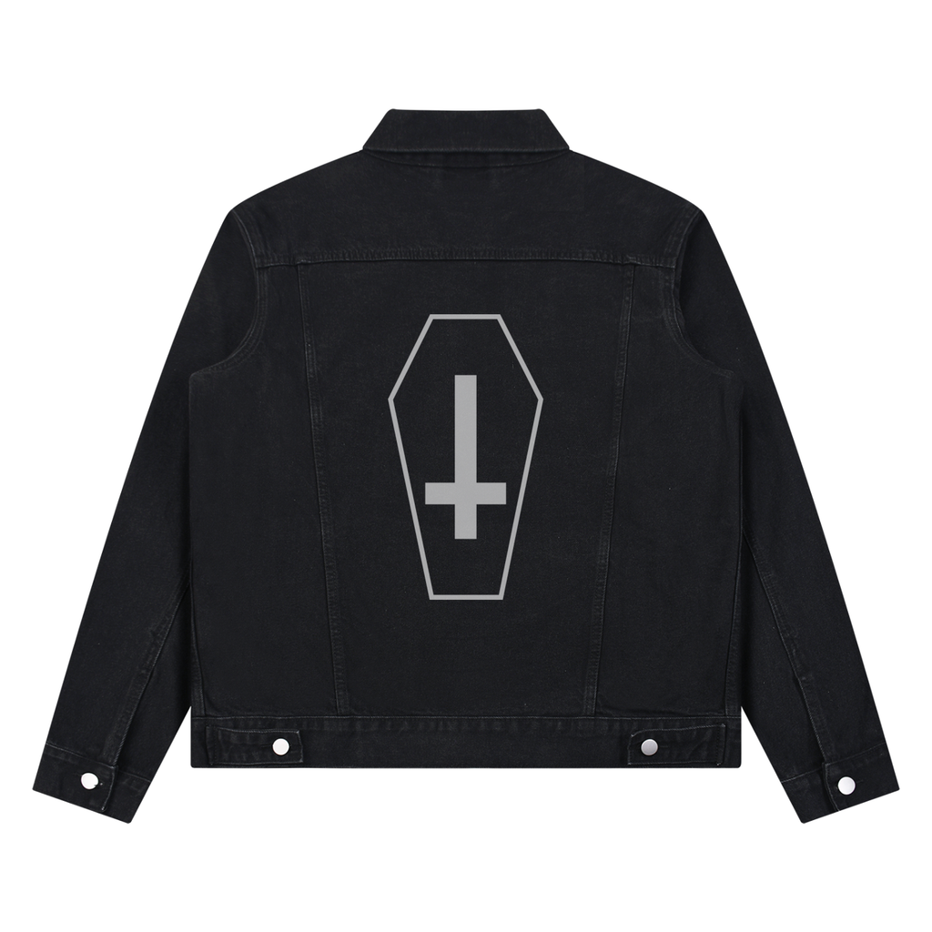 prettyblasphemy,cross,invertedcross,religion,religious,devil,antichrist,christian,christianity,crossofsaintpeters,saintpeterscross,stpeter,jacket,coat,black
