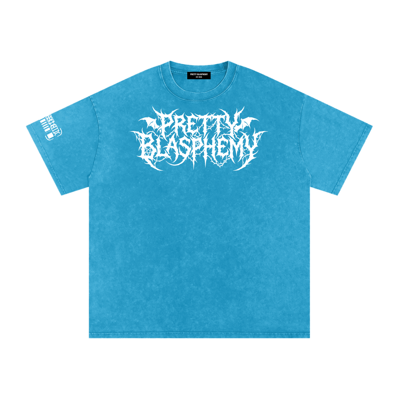 prettyblasphemy,shirt,tee,teeshirt,logo
