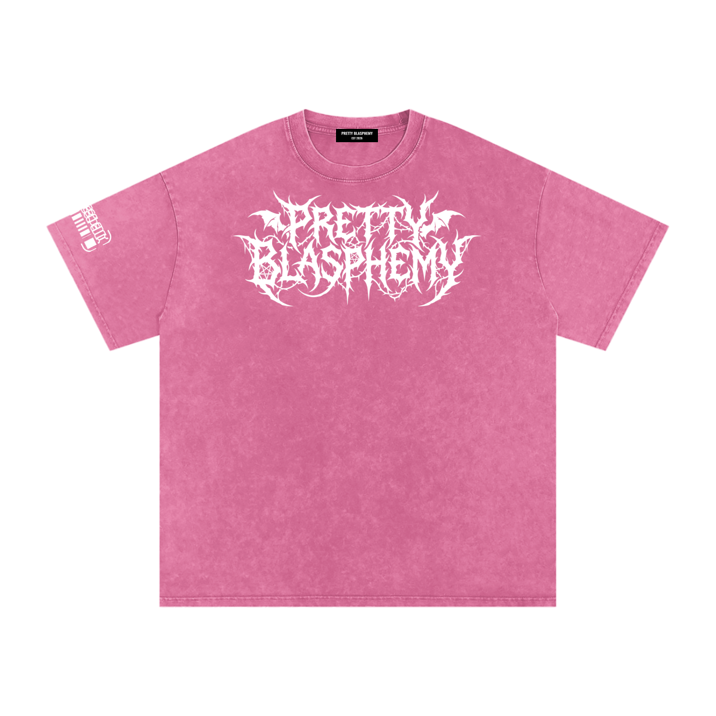 prettyblasphemy,shirt,tee,teeshirt,logo