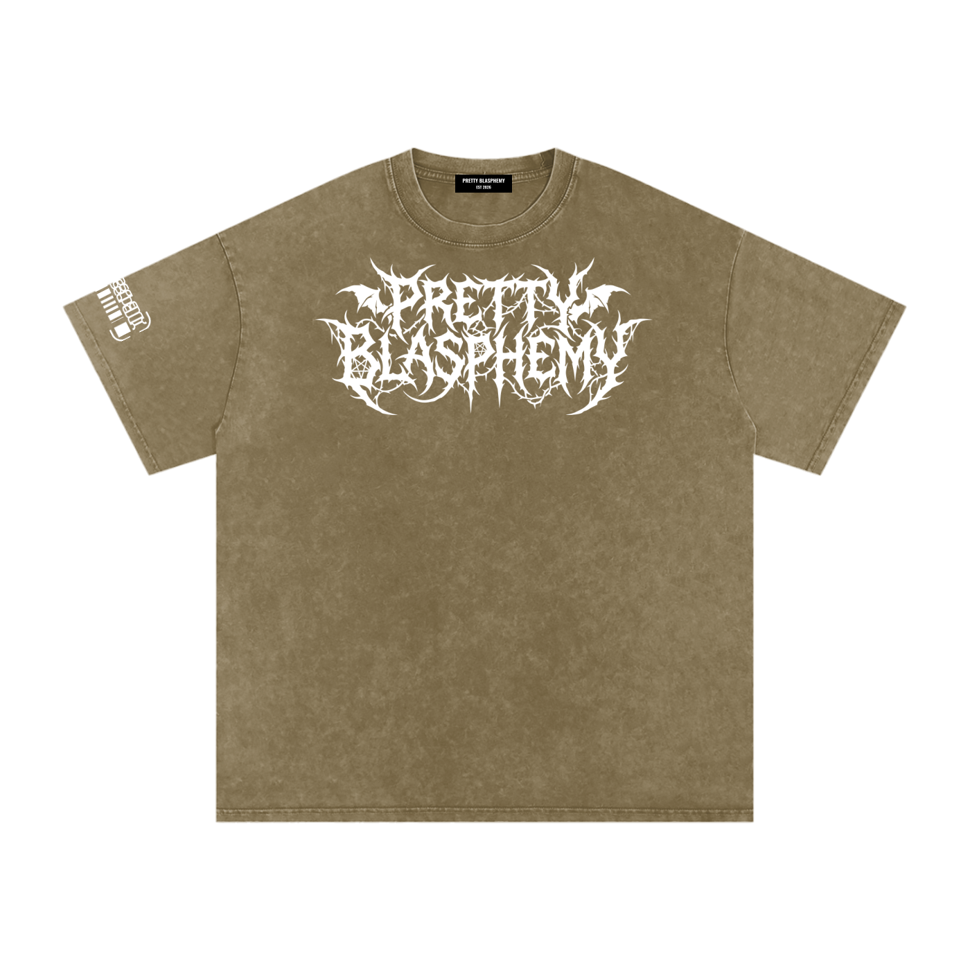 prettyblasphemy,shirt,tee,teeshirt,logo