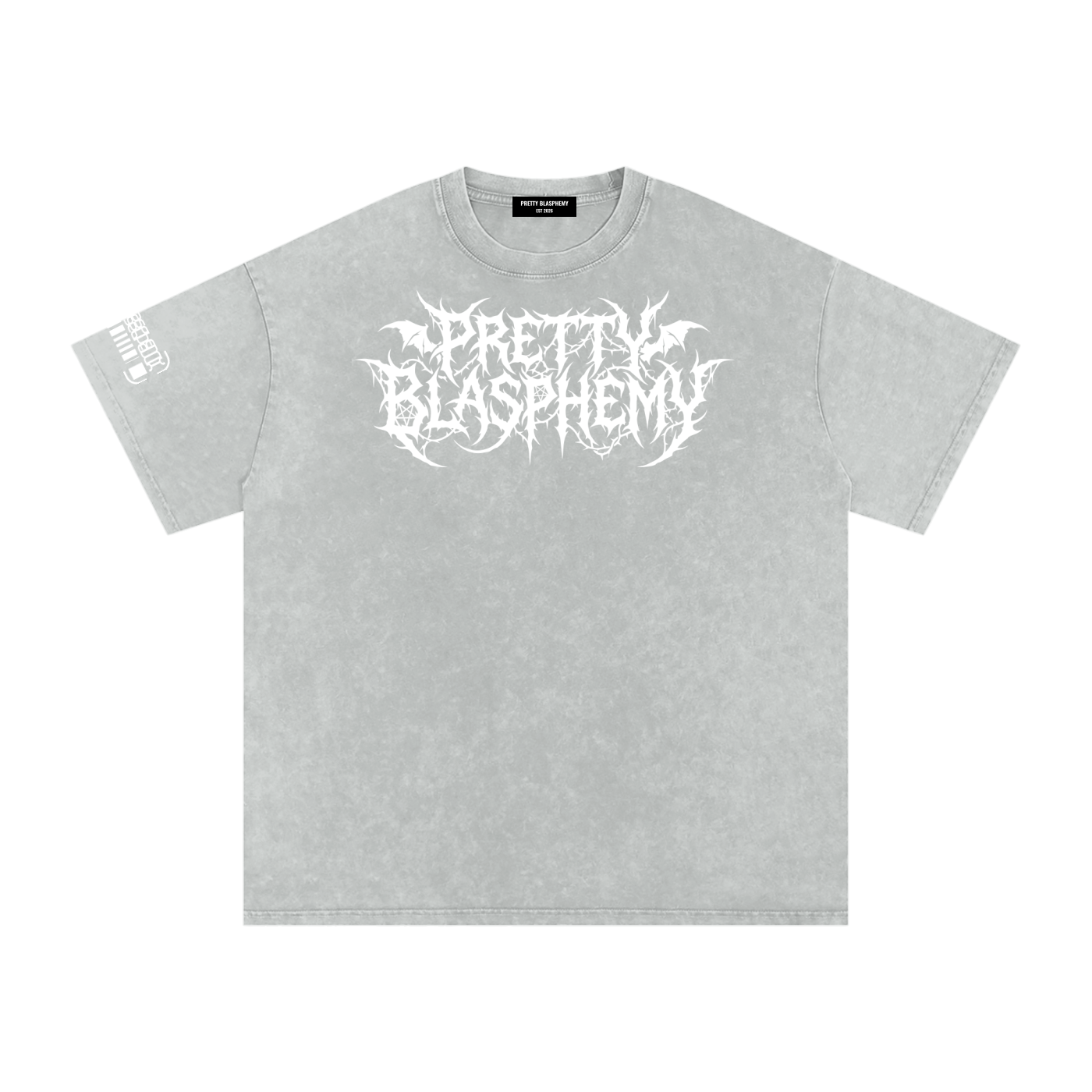 prettyblasphemy,shirt,tee,teeshirt,logo